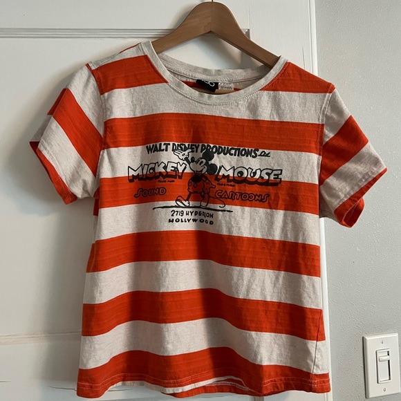 Disney 100th Anniversary Striped T-Shirt, Medium - Picture 1 of 4